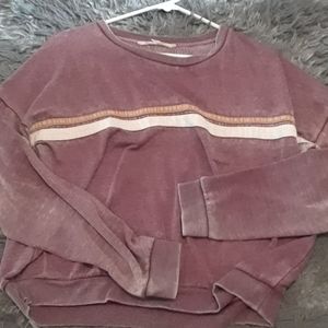 Dusty red crew neck